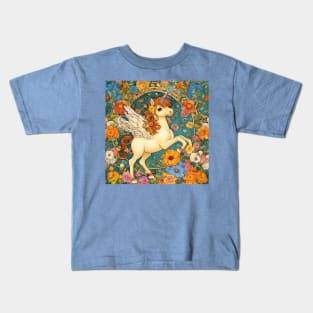 Flying Baby Unicorn Kids T-Shirt